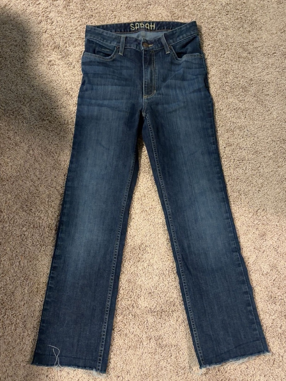 Kimes Ranch Sarah Dark Wash Straight Leg Jeans - Dark Blue